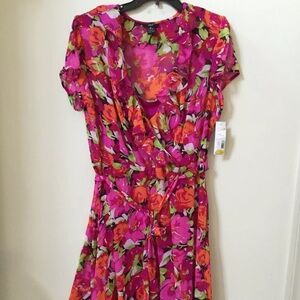 Missy Ruffle Wrap Dress Size 16